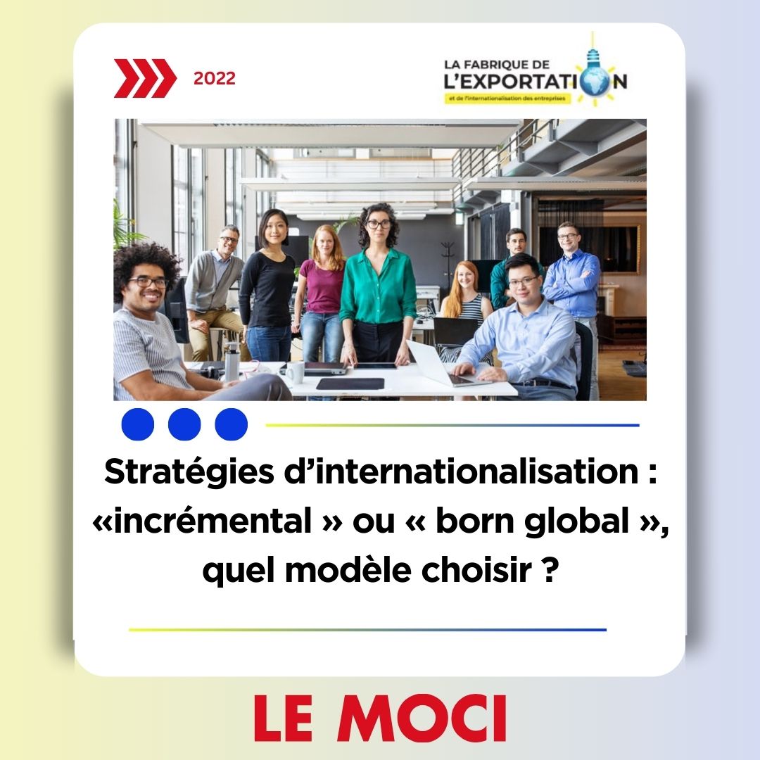 Stratégie d’internationalisation : « incrémetal » ou « born global », quel modèle choisir, Le Moci, 22/09/21